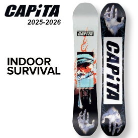 特典付き 25-26 CAPITA キャピタ スノーボード INDOOR SURVIVAL インドア サバイバル ジブ パーク SNOWBOARD ボード 板 正規販売店 2025-2026 ご予約商品