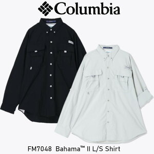 Columbia RrA on}II OX[uVc FM7048 Bahama II L/S Shirt  Vc UPF50 [Abv ނ Lv Ki戵X [֔
