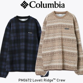 Columbia コロンビア PM0672 Lovell Ridge Crew ラヴェル リッジ クルー 長袖 フリース プルオーバー 2025 正規販売店