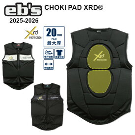 25-26 eb's エビス CHOKI PAD XRD チョッキ パッド XRD プロテクター ベスト 軽量 #4500103 ebs 正規販売店 2025-2026