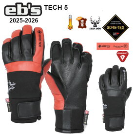 25-26 eb's エビス TECH 5 テックファイブ GORE-TEX GLOVE 本革 グローブ テック ファイブ #4500011 ebs 正規販売店 2025-2026