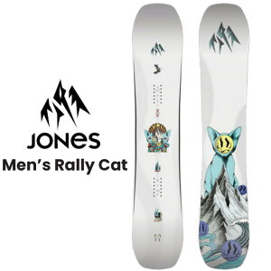 ���T�t�� 26-27 JONES SNOWBOARD �W���[���Y Men�fs Rally Cat Wide [155w] Cat �����Y �����[�E�L���b�g �I�[���}�E���e�� �J�[�r���O �p�E�_�[ SNOWBOARD �{�[�h �� ���K�̔��X 2026-2027 ���\�񏤕i