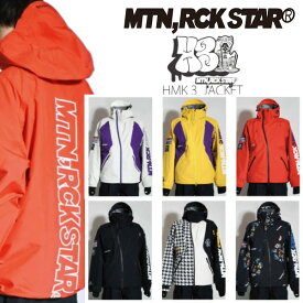 [特典付き] 24-25 MTN.ROCK STAR マウンテンロックスター HMK3 H3 JACKET HARUMAKI JACKET ハルマキ 3ジャケット 3Layer スノーボードウエア 正規販売店 スノー ウェア SNOWBOARD MOUNTAIN ROCK STAR 2024-2025 ご予約商品