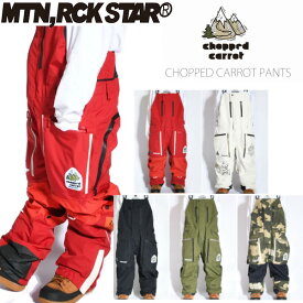 25-26 MTN.ROCK STAR マウンテンロックスター CHOPPED CARROT PANTS チョップド キャロット パンツ 3Layer スノーボードウエア 正規販売店 スノー ウェア SNOWBOARD MOUNTAIN ROCK STAR 2025-2026 ご予約商品