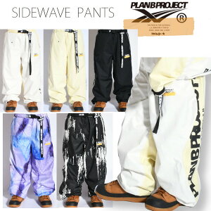選べる特典付き 25-26 MTN,ROCK STAR PLAN B PROJECT SIDE WAVE PANTS マウンテンロックスター プランビープロジェクト パンツ スノーボード ウエア 正規販売店 SNOWBOARD 2025-2026 ご予約商品