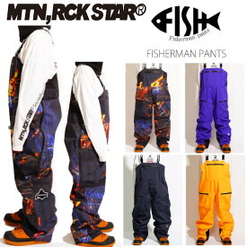 26-27 MTN ROCK STAR マウンテンロックスター FISHERMAN PANTS フィッシャーマン パンツ スノーボード ウエア MOUNTAIN ROCK STAR 2026-2027 ご予約商品