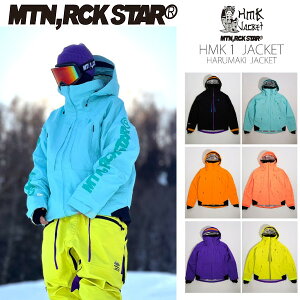 26-27 MTN ROCK STAR �}�E���e�����b�N�X�^�[ HMK 1 JACKET HARUMAKI JACKET �n���}�L �W���P�b�g �X�m�[�{�[�h �E�G�A MOUNTAIN ROCK STAR 2026-2027 ���\�񏤕i