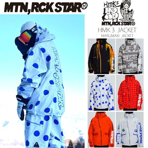 26-27 MTN ROCK STAR �}�E���e�����b�N�X�^�[ HMK 3 JACKET HARUMAKI JACKET �n���}�L �W���P�b�g �X�m�[�{�[�h �E�G�A MOUNTAIN ROCK STAR 2026-2027 ���\�񏤕i
