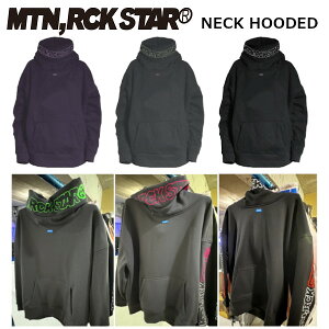 MTN.ROCK STAR �}�E���e�����b�N�X�^�[ �A�[���[���f�� NECK HOODED �l�b�N�t�[�f�B �p�[�J�[ �X�m�[�{�[�h ���K�̔��X SNOWBOARD MOUNTAIN ROCK STAR 26-27