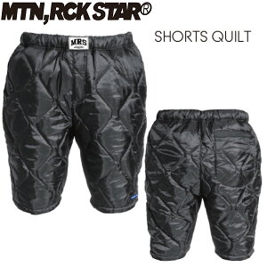 MTN.ROCK STAR �}�E���e�����b�N�X�^�[ �A�[���[���f�� SHORTS QUILT �V���[�g�p���c �X�m�[�{�[�h ���K�̔��X SNOWBOARD MOUNTAIN ROCK STAR 26-27
