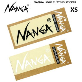 NANGA ナンガ NANGA CUTTING STICKER XS ナンガ カッティング ステッカー X Small / BLK WHT NANGA DOWN WEAR メール便発送