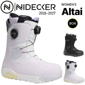 ���T�t�� 26-27 NIDECKER �i�C�f�b�J�[ Women's ALTAI ���f�B�[�X �A���^�C boa �_�u���{�A �X�m�[�{�[�h �u�[�c ���K�̔��X SNOWBOARD 2026-2027 ���\�񏤕i