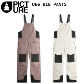 23-24 PICTURE ピクチャー スノーボード ウエア U66 BIB PANTS MPT148 メンズ ビブパンツ スノーボード ウエア 正規販売店 スノー ウェア SNOWBOARD 2023-2024