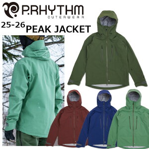 25-26 P.RHYTHM vY PEAK JACKET s[N WPbg [LTCY] [SHIDA/LEMON/CHOCO/KON/MATSUBA] Y fB[X Xm[{[h EGA SNOWBOARD K̔X 2025-2026 PRM-26104