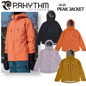 24-25 P.RHYTHM プリズム PEAK JACKET ピーク ジャケット メンズ レディース スノーボード ウエア スノー ウェア 正規販売店 SNOWBOARD 2024-2025