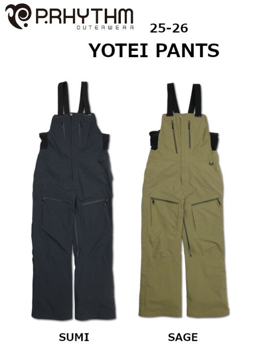 楽天市場】25-26 P.RHYTHM プリズム YOTEI PANTS ヨウテイ パンツ [L 