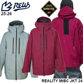 REW 25-26 REALITY MtBC JKT 24 GORE-TEX 3L リアリティー ジャケット バックカントリー スノーボード ウエア 正規販売店 スノー ウェア SNOWBOARD アールイーダブリュー 2025-2026