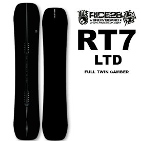 特典付き 25-26 RICE28 ライス28 RT7 LTD アールティー セブン メンズ 151 154 オールラウンド ラントリ オガサカ製 SNOWBOARD スノーボード 板 日本正規品 2025-2026