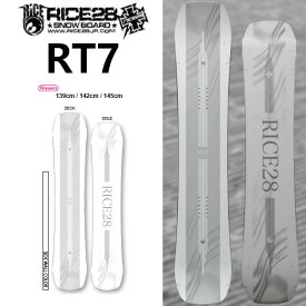 特典付き 26-27 RICE28 ライス28 RT7 アールティー セブン レディース 139 142 145 オールラウンド ラントリ SNOWBOARD スノーボード 板 日本正規品 2026-2027 ご予約商品