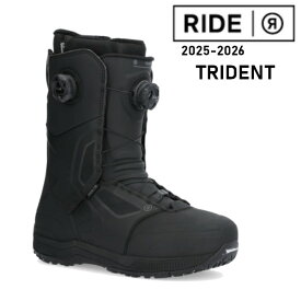 選べる特典 25-26 RIDE ライド スノーボード ブーツ TRIDENT トライデント 正規販売店 SNOWBOARD 2025-2026