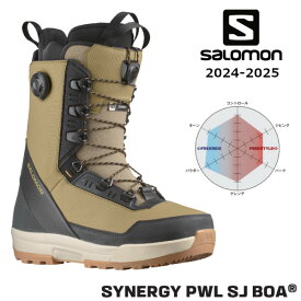 24-25 SALOMON サロモン SYNERGY PWL SJ BOA シナジー SJ ボア メンズ スノーボード ブーツ 正規販売店 snowboard 2024-2025