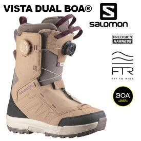 選べる特典 25-26 SALOMON サロモン VISTA DUAL BOA ビスタ デュアル ボア レディース スノーボード ブーツ 正規販売店 snowboard 2025-2026 ご予約商品