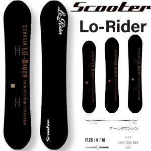 Tt 25-26 Scooter XN[^[Lo-Rider [C_[ I[}Ee Xm[{[h SNOWBOARD {[h  {Ki 2025-2026 \񏤕i