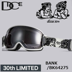 ���T�t�� 26-27 DICE �_�C�X �S�[�O�� BANK �o���N BK64275 30th LIMITED Photochromic / Ultra Light Purple / Smoke Mirror �t�H�g�N���~�b�N�E�e�N�m���W�[ ���� �����Y �X�m�[�{�[�h SNOWBOARD 2026-2027 ���\�񏤕i