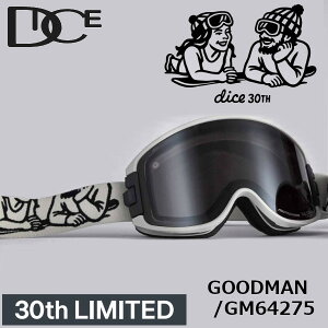 ���T�t�� 26-27 DICE �_�C�X �S�[�O�� GOODMAN �O�b�h�}�� GM64275 30th LIMITED Photochromic / Ultra Light Purple / Smoke Mirror�t�H�g�N���~�b�N�E�e�N�m���W�[ ���� �����Y �X�m�[�{�[�h SNOWBOARD 2026-2027 ���\��
