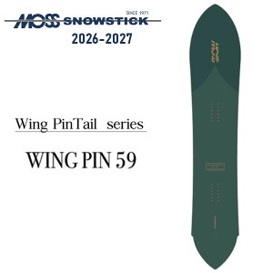 ���T�t�� 26-27 MOSS SNOWSTICK ���X �X�m�[�X�e�B�b�N WING PIN 59 �p�E�_�[ SNOWBOARD �X�m�[�{�[�h �� ���{���K�i 2026-2027 ���\�񏤕i