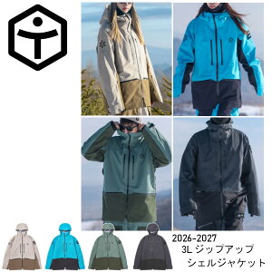 26-27 TAOTECH �^�I�e�b�N 3L �W�b�v �A�b�v �V�F�� �W���P�b�g 3L ZIP-UP SHELL JACKET �W���P�b�g �����Y ���f�B�[�X �X�m�[�{�[�h �E�G�A ���K�̔��X SNOWBOARD 2026-2027 ���\�񏤕i