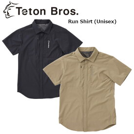 Teton Bros ティートン ブロス Run Shirt Unisex ラン シャツ ユニセックス 撥水 2024 SS 24春夏モデル TB241-51M 正規販売店 メール便発送