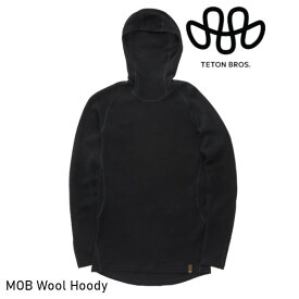 25-26 Teton Bros ティートン ブロス MOB Wool Hoody メンズ ウール フーディ ベースレイヤー 2025 FW 25秋冬モデル 正規販売店 2025-2026 Fall/Winter TB253-67M