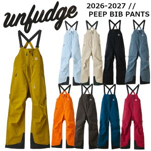 ���T�t�� 26-27 unfudge �A���t�@�b�W PEEP BIB PANTS �s�[�v �r�u �p���c �X�m�[�{�[�h �E�G�A ���K�̔��X �X�m�[ �E�F�A SNOWBOARD 2026-2027 ���\�񏤕i