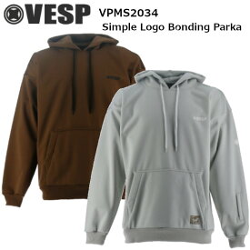 24-25 VESP べスプ VPMS2034 Simple Logo Bonding Parka シンプル ロゴ ボンディング パーカー 防水パーカー メンズ レディース スノーボード ウエア スノー ウェア 正規販売店 SNOWBOARD 2024-2025