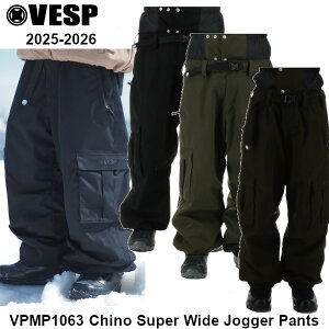 25-26 VESP ׃Xv VPMP1063 Chino Super Wide Jogger Pants BK OL DY Xm[{[h EGA pc WK[pcY fB[X Xm[ EFA SNOWBOARD K̔X 2025-2026 \񏤕i