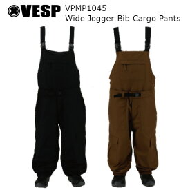 23-24 VESP べスプ VPMP1045 Wide Jogger Bib Cargo Pants ワイド ジョガー ビブ カーゴ パンツ メンズ レディース スノーボード SNOWBOARD 2023-2024
