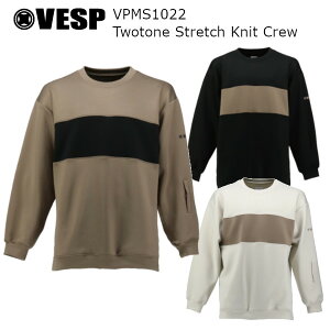 23-24 VESP ׃Xv VPMS1022 Twotone Stretch Knit Crew c[g jbg N[ lbN Y fB[X Xm[{[h SNOWBOARD 2023-2024