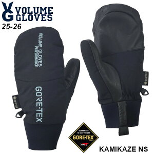 25-26 VOLUME GLOVES {[ KAMIKAZE NS GORE-TEX BLACK SAebNX ~g O[u K̔X 2025-2026 \񏤕i