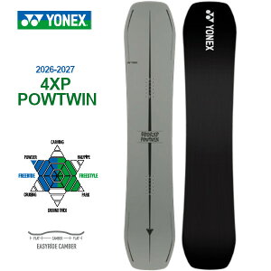 ���T�t�� 26-27 YONEX ���l�b�N�X �X�m�[�{�[�h 4XP POWTWIN �t�H�[�G�b�N�X�s�[ �p�E�c�C�� �p�[�N �p�E�_�[ SNOWBOARD ���K�̔��X �{�[�h �� 2026-2027 XP26P ���\�񏤕i