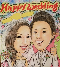 楽天市場 似顔絵 結婚式の通販