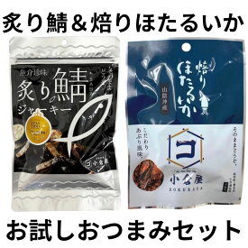 炙り鯖ジャーキー＆焙りほたるいか　お試しセット
