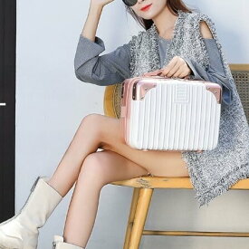 鞄 レディースバッグ ミニトランク 小バッグ 旅行バッグ スーツケース 軽量 軽い 使いやすい 可愛い かわいい 韓国 かっこいい カジュアル きれいめ シンプル クラシック エレガント