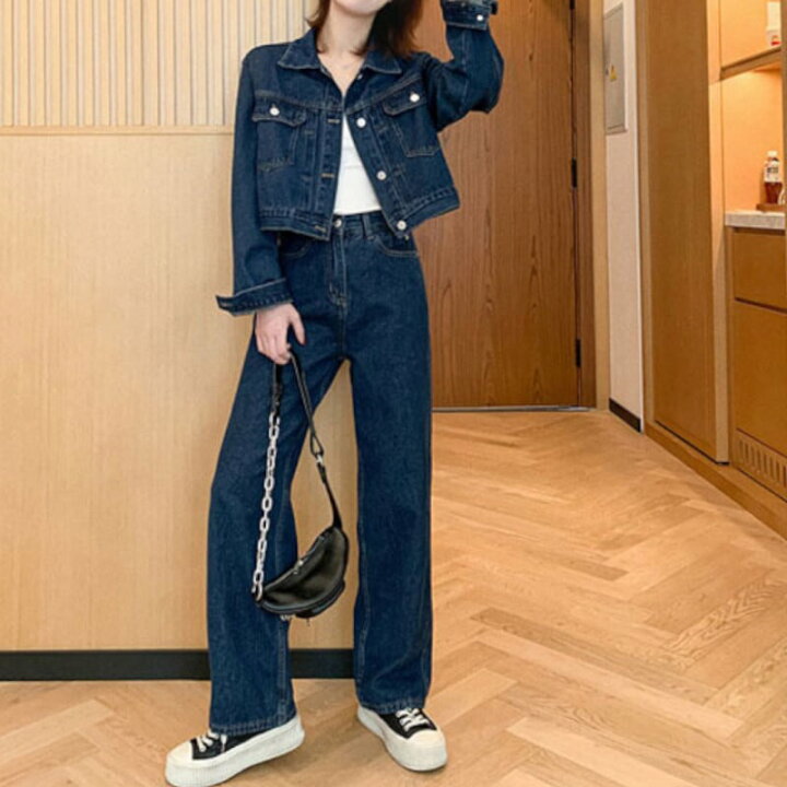 楽天市場】セットアップ デニムセットアップ Gジャン デニムパンツ  