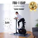 【特別価格32,780円】 ポイント10倍 アップライトバイク MIRAGE FBU-115HP 有酸素運動 マグネット負荷10段階 心拍数計測 マットブラック トレーニングバイク エクササイズバイク トレーニングマシン ダイエット器具 ルームバイク 家庭用バイク 静音 自宅 SALE