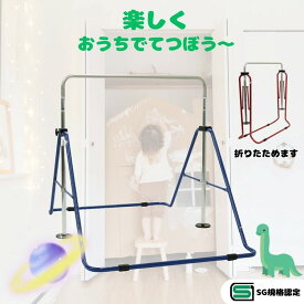 ぶら下がりてつぼう FP-410 懸垂 さかあがり まえあがり 健康器 エクササイズ 器具 室内 運動 ダイエット トレーニング フィットネス トレーニング用品 自宅用 ホームユース 上半身強化 ご家族みんなでトレーニング 全身筋力 リズム感 対象年齢3歳から