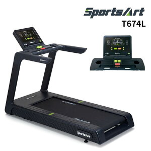 �g���b�h�~�� T674L SportsArt �����j���O�}�V�� �Ɩ��p �L�_�f�^�� �_�C�G�b�g �����^�� �t�B�b�g�l�X�}�V�� �S�x�g���[�j���O �X��0�`15�� �Œᑬ�x0.25�`20km/h 5HP AC�T�[�{���[�^�[ ���ϋv �{��