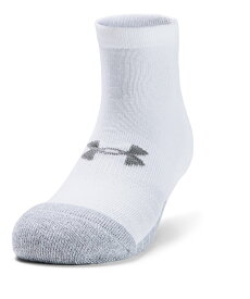 【送料無料】UNDER ARMOUR (アンダーアーマー) ヒートギア ローカット 3足セット ソックス 靴下 メンズ レディース メッシュパネル 通気性 防臭 抗菌 トレーニング サイクリング アウトドア スポーツ ジム
