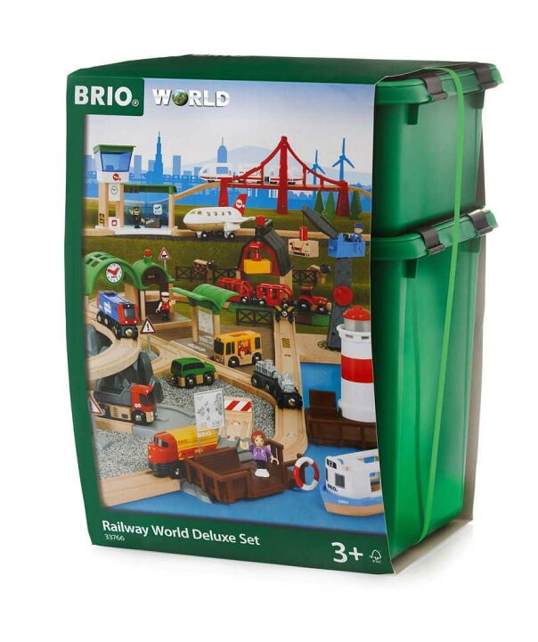 楽天市場】BRIO（ブリオ）WORLD ワールドデラックスセット 電車 船 
