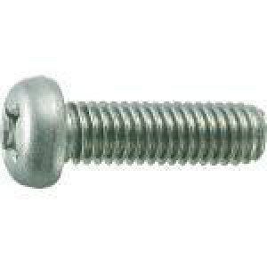 TRUSCO(トラスコ) ナベ頭小ネジ チタン 全ネジ M4×25 7本入 TB91-0425